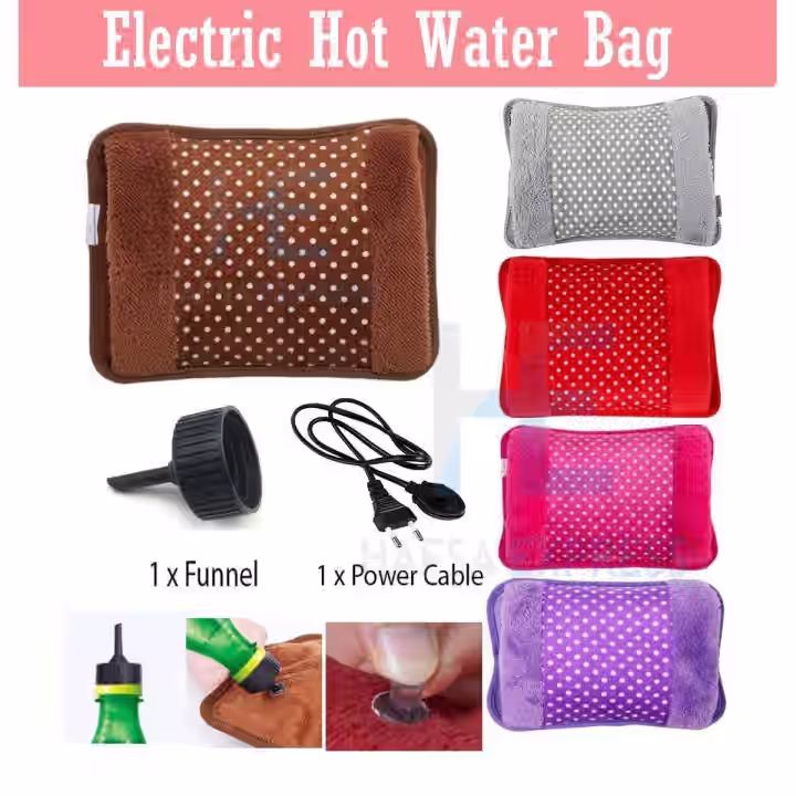 Electric Hot Water Bag – Rechargeable Heating Gel Pad for Pain Relief