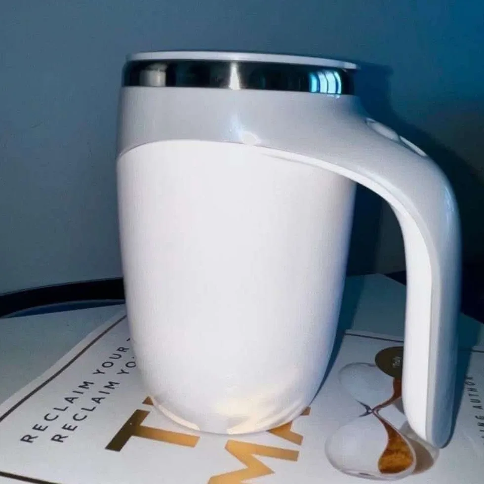 self stirring coffee mug Bangladesh | Smart Mixing Cup 350ml Price in Bangladesh | ShopTalk BD