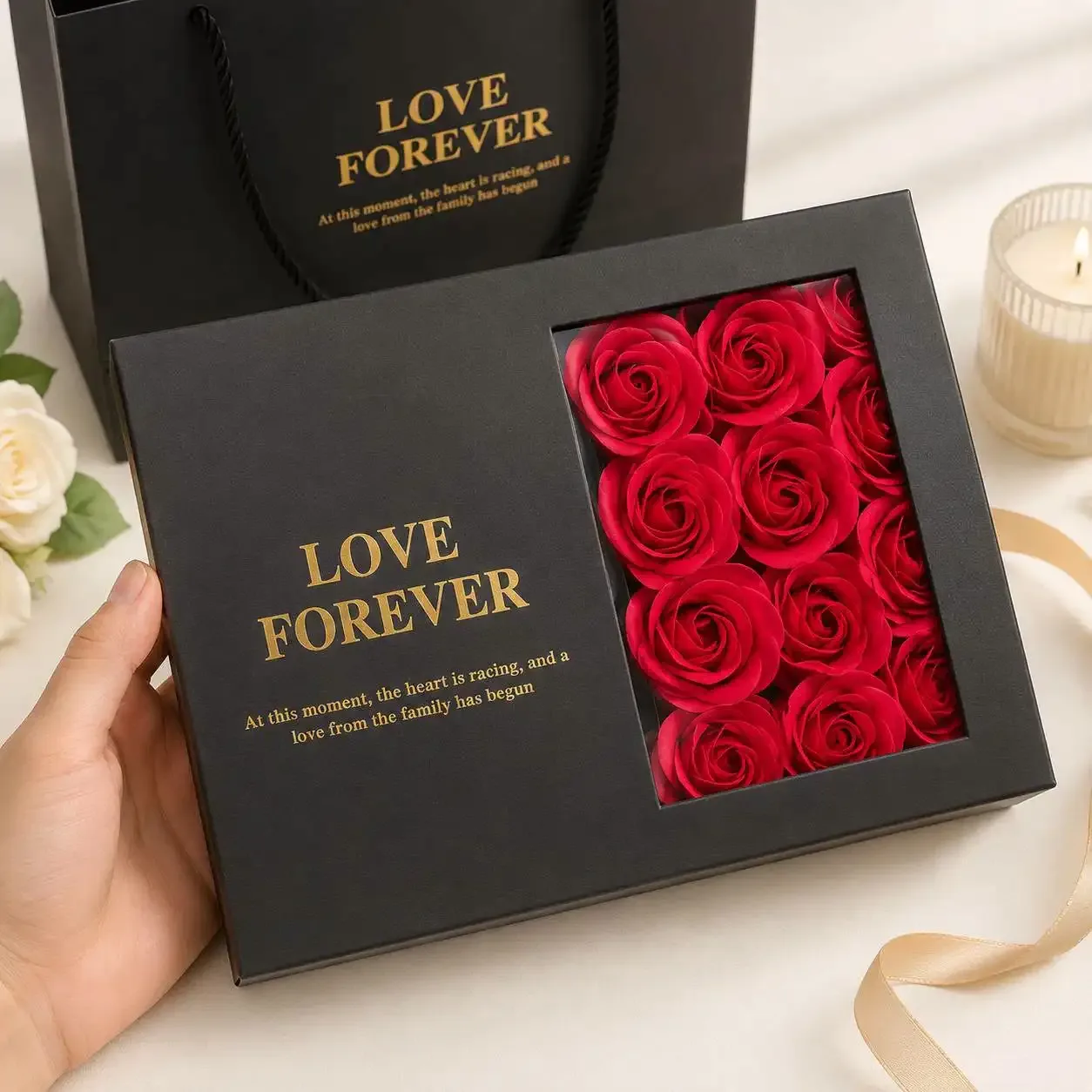 Love Forever Rose Gift Box with Necklace Price in Bangladesh | ShopTalk BD