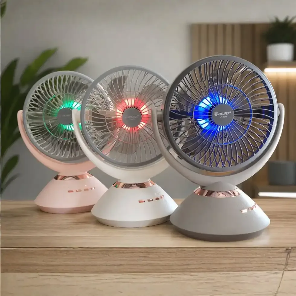 JYSUPER JY-2570 Desk Fan with LED Light (jysuper fan) Price in Bangladesh | ShopTalk BD