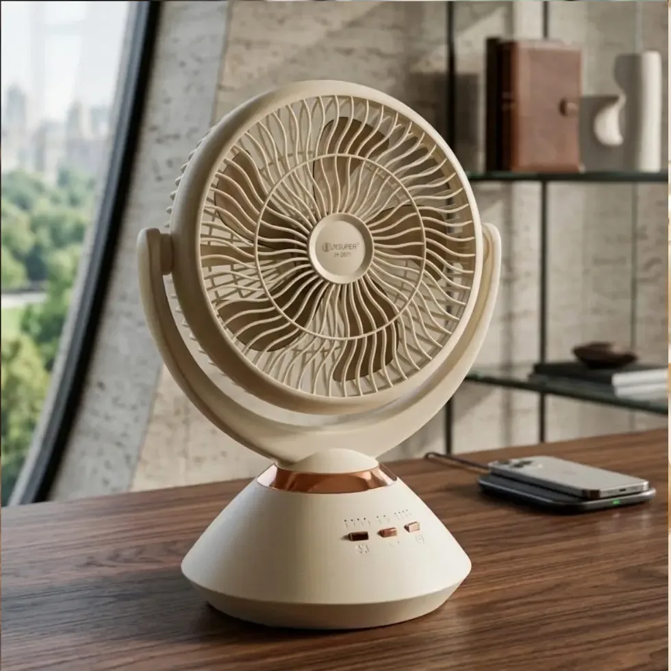 JYSUPER JY-2570 Desk Fan with LED Light (jysuper fan) Price in Bangladesh | ShopTalk BD