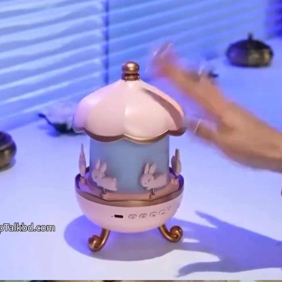 Carousel Music Box & Star Projector Night Light (music box projector) Price in Bangladesh | ShopTalk BD