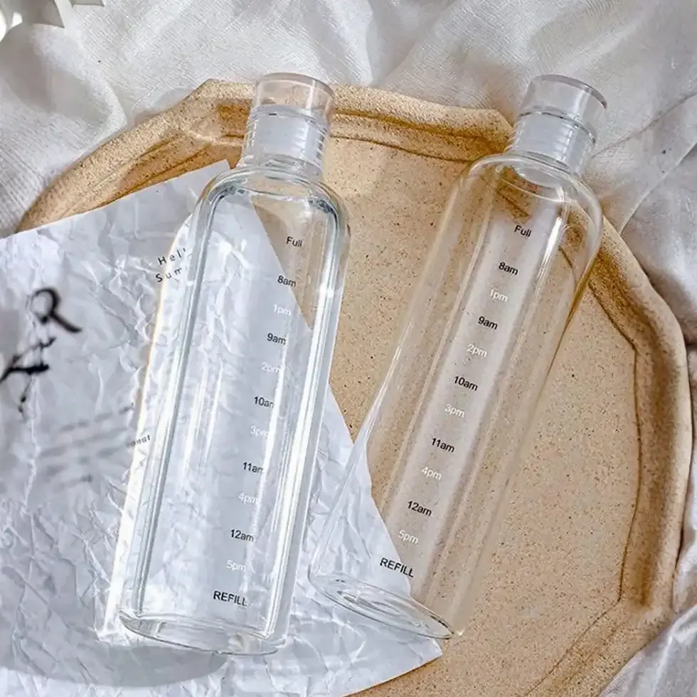 Transparent Glass Water Bottle – Portable Drinkware Price in Bangladesh | ShopTalk BD